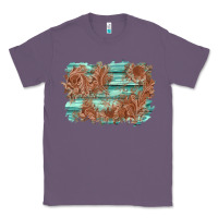 Lavender wood leather background Classic Tee - AdoDesignShop