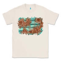 Natural wood leather background Classic Tee - AdoDesignShop