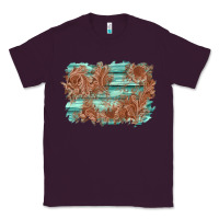 Plum wood leather background Classic Tee - AdoDesignShop