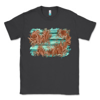 Smoke wood leather background Classic Tee - AdoDesignShop