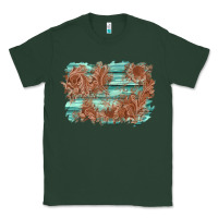 Sports Green wood leather background Classic Tee - AdoDesignShop