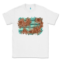 White wood leather background Classic Tee - AdoDesignShop