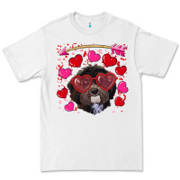 White valentine's day havanese dog Premium Tee - RanaPortraitStore