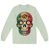 Matcha mexican skull Long Sleeve Tee - JahusDesignShop