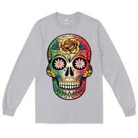 Moon Dust mexican skull Long Sleeve Tee - JahusDesignShop