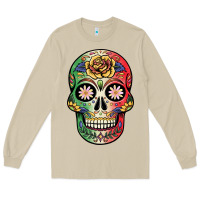 Mushroom mexican skull Long Sleeve Tee - JahusDesignShop