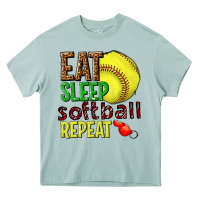 Arona eat sleep softball repeat Heavy Core Tee - texasbilliewilder