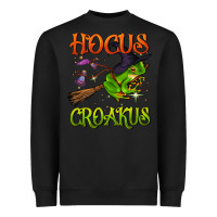 Black hocus croakus Heavyweight Sweatshirt - BundleAndBundleShop
