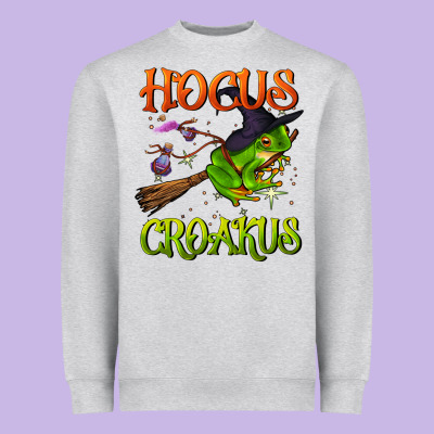 Hocus Croakus Heavyweight Sweatshirt Designed By Bundleandbundleshop