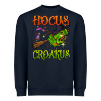 Navy hocus croakus Heavyweight Sweatshirt - BundleAndBundleShop