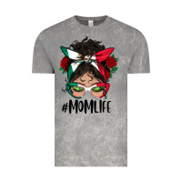 Cloud Rock mexican mom life messy bun mama Vintage Tee - BundleAndBundleShop