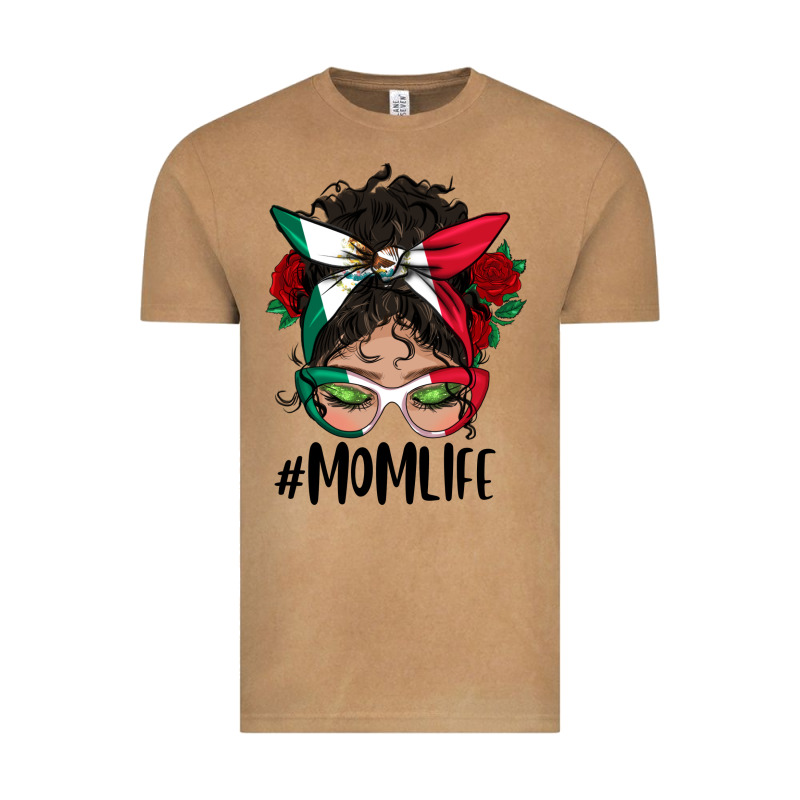 Mexican Mom Life Messy Bun Mama Vintage Tee by BundleAndBundleShop | Teevron