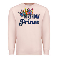 Pale Pink birthday prince Premium Sweatshirt - Artiststas