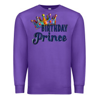 Purple birthday prince Premium Sweatshirt - Artiststas