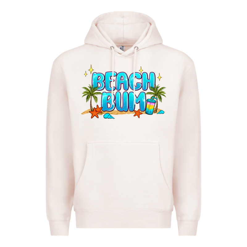 Beach Bum Premium Hoodie by JahusDesignShop | Teevron