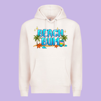 Beach Bum Premium Hoodie Designed By Jahusdesignshop