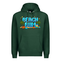 Sports Green beach bum Premium Hoodie - JahusDesignShop