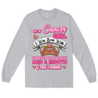 Moon Dust As A Cancer Girl I Was Born With My Heart On My Sleeve And A Mouth Long Sleeve Tee - Jasminsmagicworld