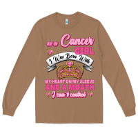 Toasted Coconut As A Cancer Girl I Was Born With My Heart On My Sleeve And A Mouth Long Sleeve Tee - Jasminsmagicworld