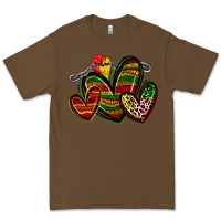 Cacao juneteenth hearts Premium Tee - Zillion Design Studio