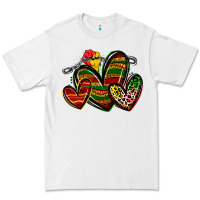 White juneteenth hearts Premium Tee - Zillion Design Studio