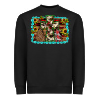 Black Christmas cross Heavyweight Sweatshirt - JahusDesignShop