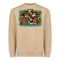 Christmas Cross Heavyweight Sweatshirt | Teevron
