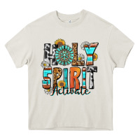 Cream holy spirit activate Heavy Core Tee - Zillion Design Studio