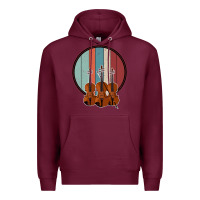 Burgundy Violin Vintage Premium Hoodie - Bettercallsaul