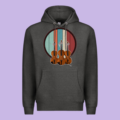 Violin Vintage Premium Hoodie Designed By Bettercallsaul