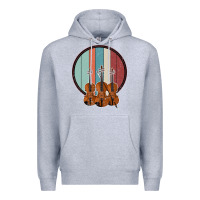 Heather Grey Violin Vintage Premium Hoodie - Bettercallsaul