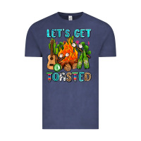 Vintage Denim let's get toasted with camp fire Vintage Tee - AdoDesignShop