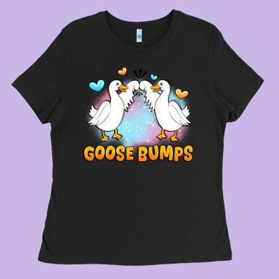 Goose Bumps Ladies Tee Designed By Jahusdesignshop