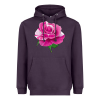 Plum Parade Day Rose Heavyweight Hoodie - LillyAllenDesigns
