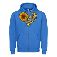 True Royal Childhood Cancer Awareness heart Zipper Hoodie - NancyCooperArtShop