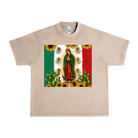 French Oak our lady of guadalupe Urban Heavy Tee - JahusDesignShop