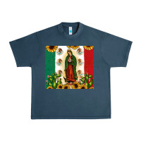 Midnight Navy our lady of guadalupe Urban Heavy Tee - JahusDesignShop