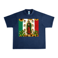 Navy our lady of guadalupe Urban Heavy Tee - JahusDesignShop
