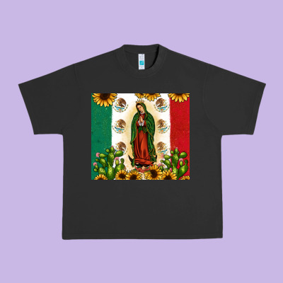 Our Lady Of Guadalupe Urban Heavy Tee Designed By Jahusdesignshop