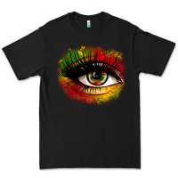Black juneteenth eye Premium Tee - Zillion Design Studio