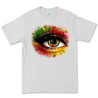 Dove Grey juneteenth eye Premium Tee - Zillion Design Studio