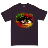 Plum juneteenth eye Premium Tee - Zillion Design Studio