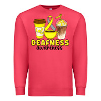 Cardinal deafness awareness coffee cups Premium Sweatshirt - Artiststas