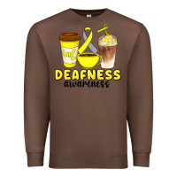 Chestnut deafness awareness coffee cups Premium Sweatshirt - Artiststas