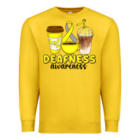 Lemon deafness awareness coffee cups Premium Sweatshirt - Artiststas