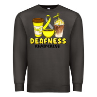 Smoke deafness awareness coffee cups Premium Sweatshirt - Artiststas