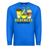 True Royal deafness awareness coffee cups Premium Sweatshirt - Artiststas