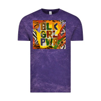 Cloud Purple black girl power tumbler Vintage Tee - BundleAndBundleShop