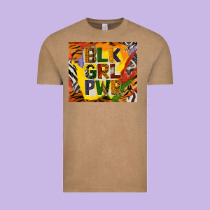 Black Girl Power Tumbler Vintage Tee Designed By Bundleandbundleshop