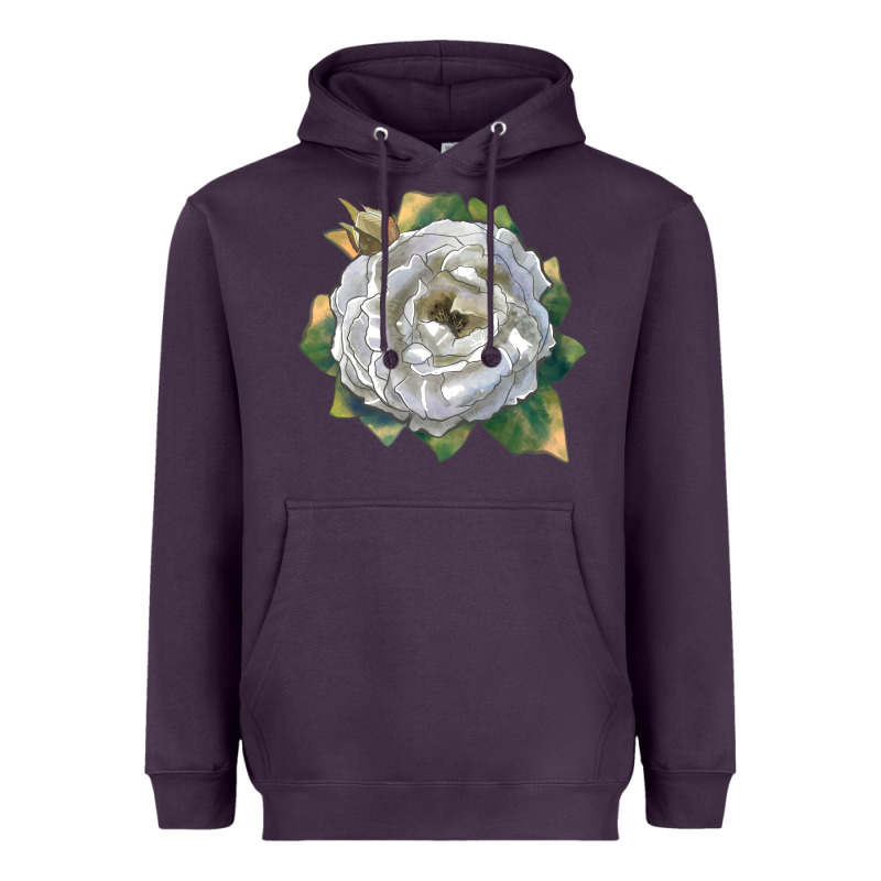 Pillow Fight Rose Heavyweight Hoodie by LillyAllenDesigns | Teevron